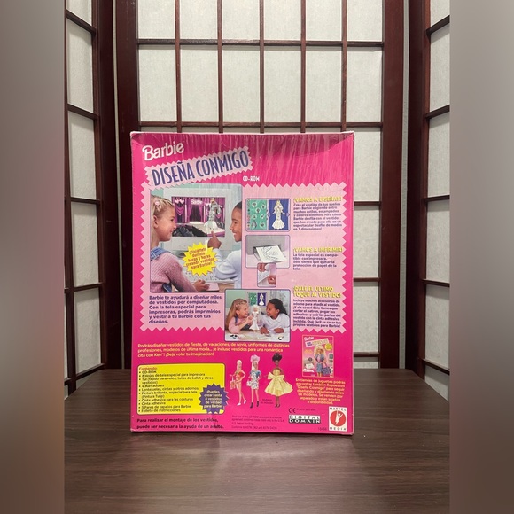 Barbie Fashion Designer CD-ROM (PC, 1996) In Spanish - Picture 2 of 4